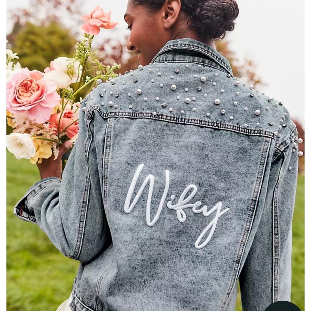 “Wifey” denim jacket